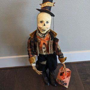 Bethany Lowe hobo skeleton very rare